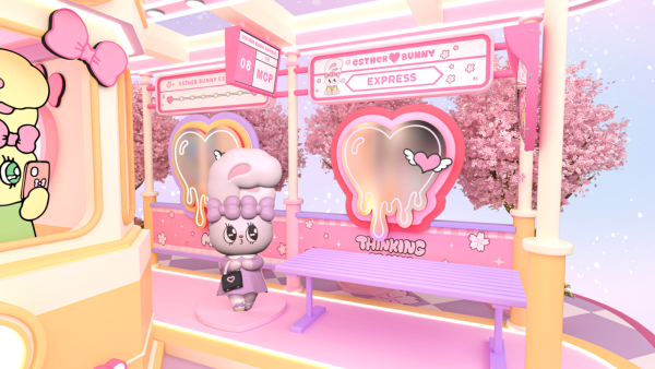 MCP × Esther Bunny「新春櫻花鐵道之旅」（相片由主辦單位提供）