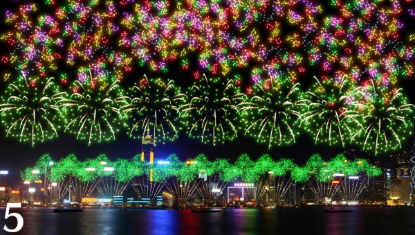 初二煙花2026「第五幕︰春滿香江」(圖片由馬會提供)