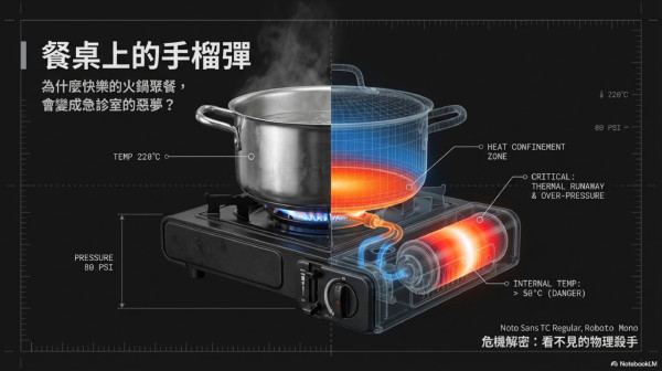 打邊爐Gas爐突然爆炸1人重傷！消防員警告：這情況如小型手榴彈／即睇3安全要點