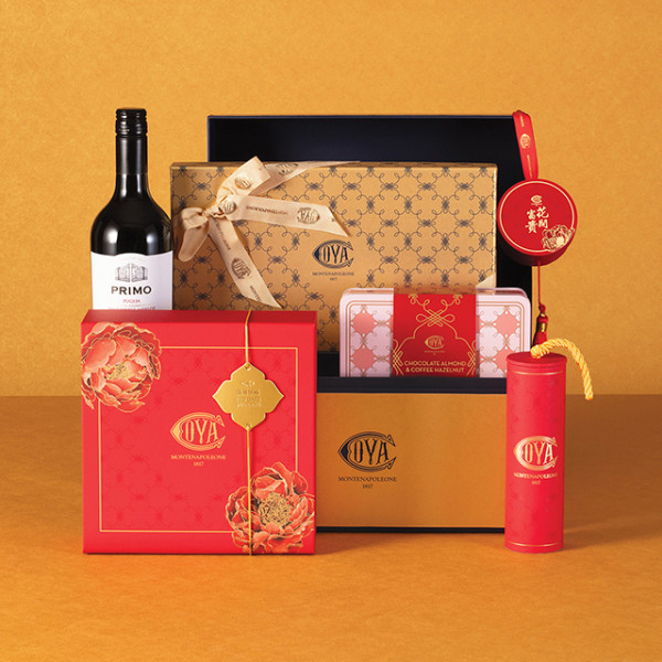 COVA 新年富貴牡丹賀歲禮盒系列 經典朱古力/賀年糕點禮盒 新年禮籃早鳥88折優惠
