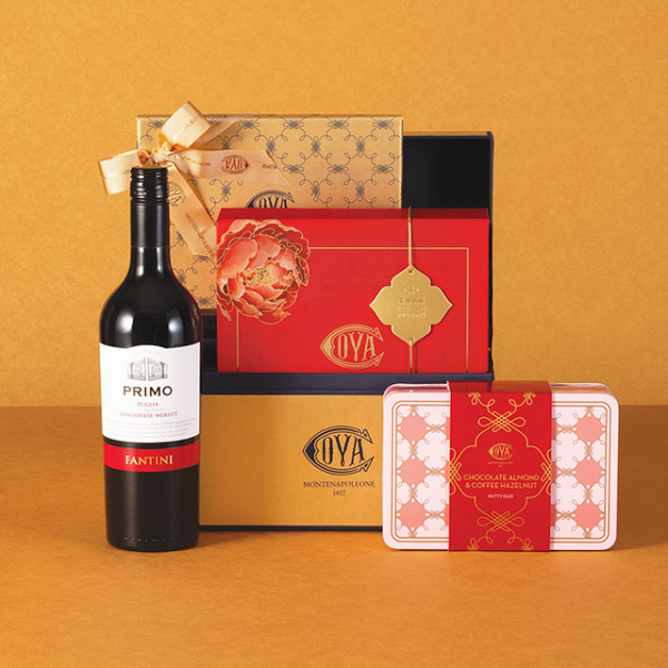 COVA 新年富貴牡丹賀歲禮盒系列 經典朱古力/賀年糕點禮盒 新年禮籃早鳥88折優惠