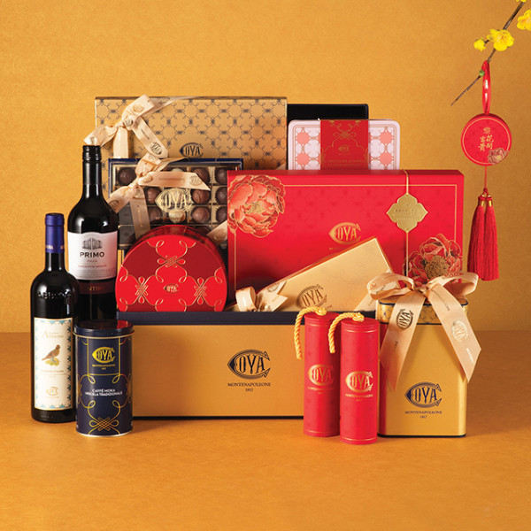 COVA 新年富貴牡丹賀歲禮盒系列 經典朱古力/賀年糕點禮盒 新年禮籃早鳥88折優惠