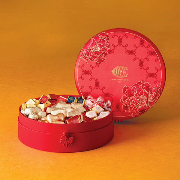 COVA 新年富貴牡丹賀歲禮盒系列 經典朱古力/賀年糕點禮盒 新年禮籃早鳥88折優惠