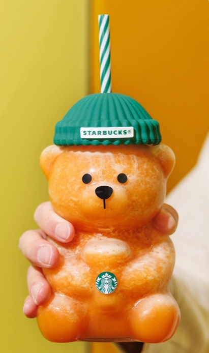 【Starbucks新品】Starbucks Bearista玻璃咖啡杯登陸香港！矽膠熊蓋＋20oz大容量／打卡必備 美韓瘋搶!