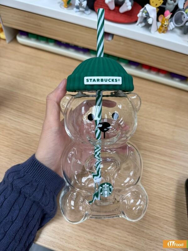 【Starbucks新品】Starbucks Bearista玻璃咖啡杯登陸香港！矽膠熊蓋＋20oz大容量／打卡必備 美韓瘋搶!
