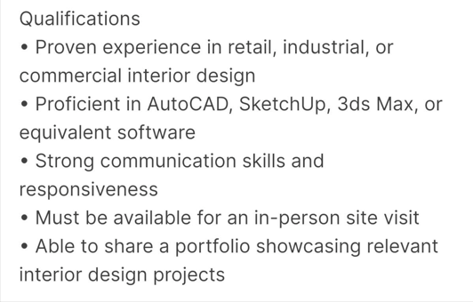 室內設計師時薪低見$42.5 要求精通3D繪圖兼地盤視察 網民嘆：慘過做譚仔