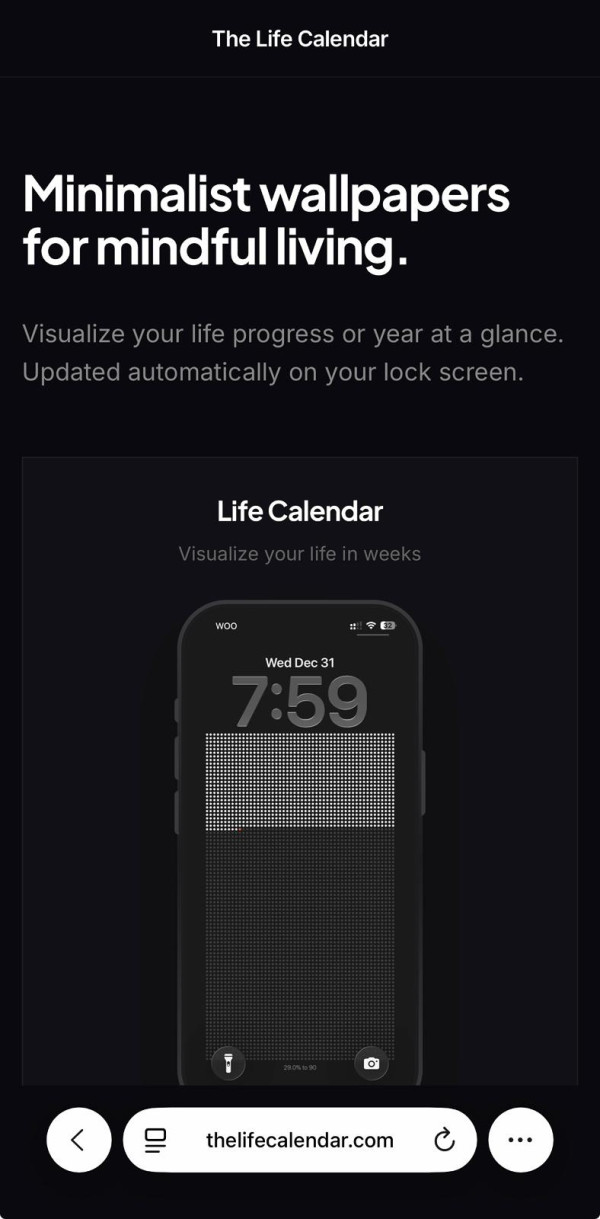 人生仲剩幾多電？實測免費「生命日曆」工具 3 步設定 iPhone、Android都用得【附設定教學】