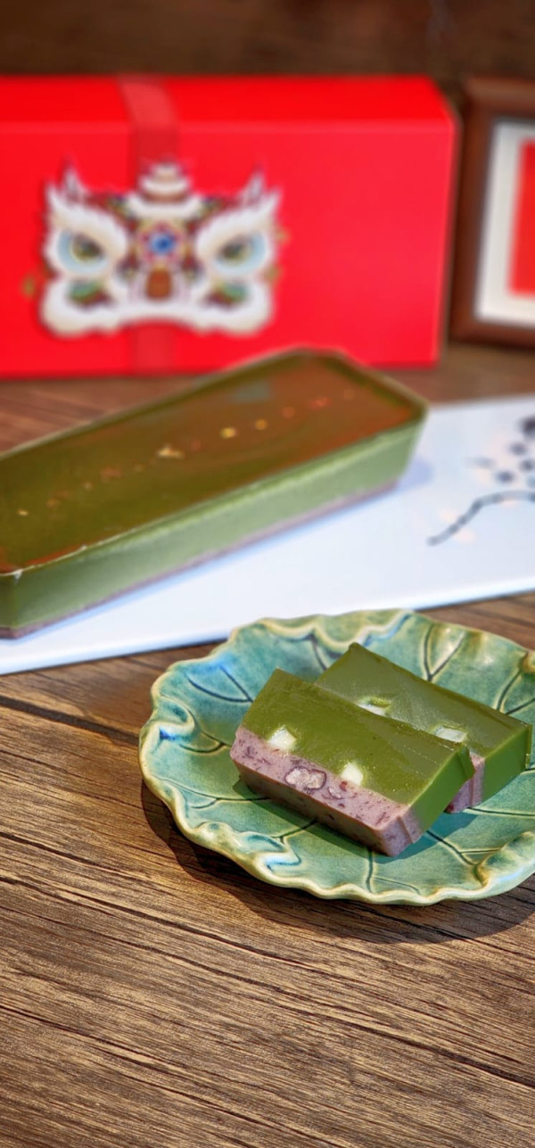 銅鑼灣創意點心館推雙色年糕  開心果年糕／抹茶麻薯紅豆／附早鳥優惠
