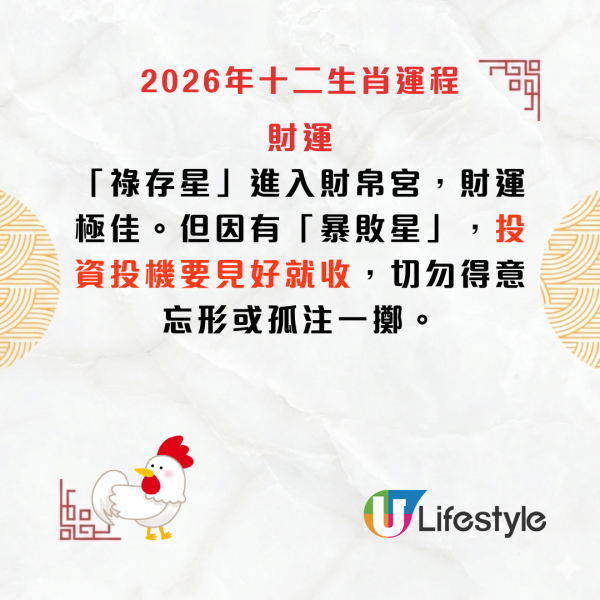 陳定幫生肖運程2026｜雞狗豬運勢全攻略：屬雞女性比男性好運/屬狗要小心是非/屬豬有地下情？