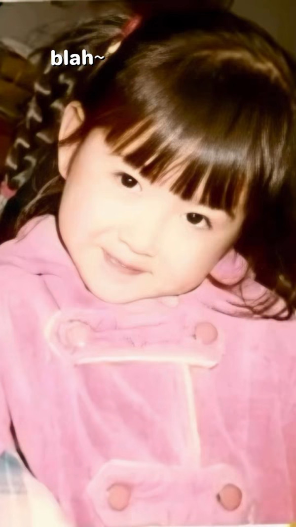 陳自瑤一炮過狂晒8張純天然童年照 15歲厚重瀏海青澀曝光！唯一變化震驚網民