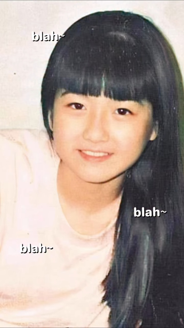 陳自瑤一炮過狂晒8張純天然童年照 15歲厚重瀏海青澀曝光！唯一變化震驚網民