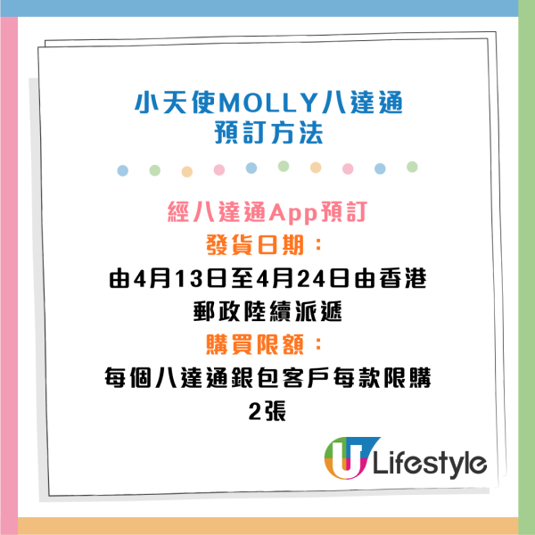 全新小天使MOLLY珍藏版八達通！拍卡會亮燈 附預訂方法！太平山頂期間限定MOLLY展 免費製專屬星願賀卡！
