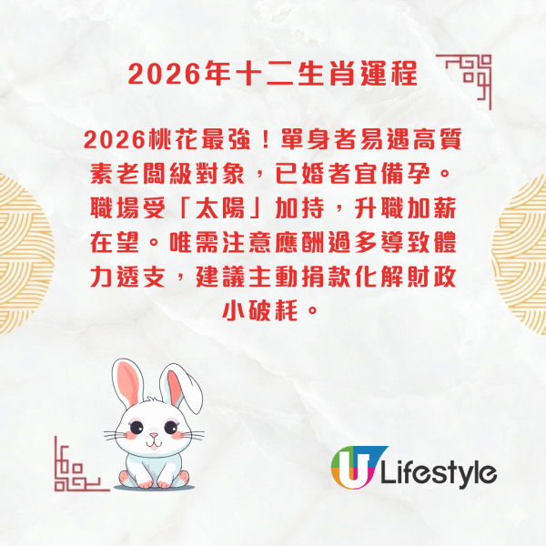 陳定幫生肖運程2026|兔龍蛇運勢全攻略:屬兔桃花運爆棚/屬龍問題不斷/屬蛇好多病痛