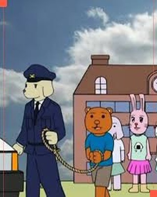 動漫界傳奇「熊吉」在港落網？LOG-ON現身爆紅公仔「熊吉被逮捕」 還原經典被捕場面！