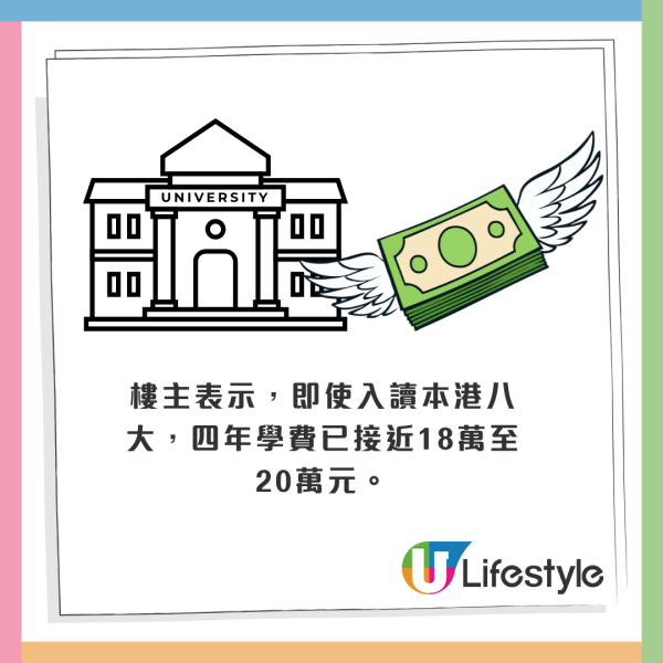 港人用一條算式質疑讀大學必要性！不讀大學反而更快發達？網友反駁：冇學歷冇得揀