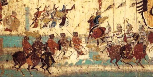 安史之亂描繪場景(圖片來源︰盧綸《晚次鄂州》)