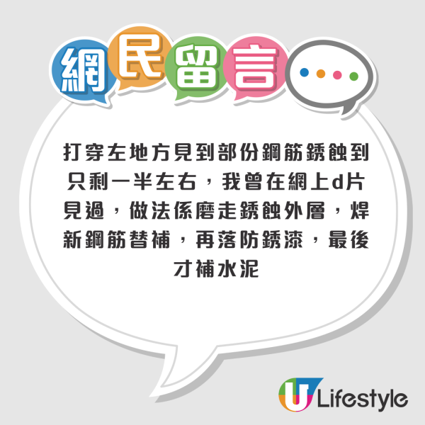 樓上裝修鑿穿地板！樓下驚見大洞「落石屎雨」師傅遭指卸膊 屋宇署：最高可罰100萬
