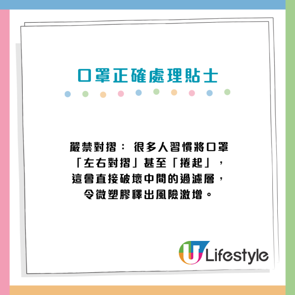 口罩變隱形殺手？除低後別做「1動作」會釋出微塑膠：吸入恐滲入血管、增心肌梗塞風險