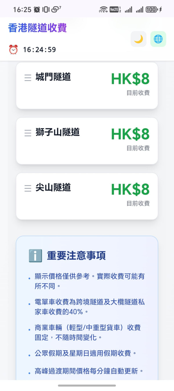 【必收藏】三隧分流隧道收費唔洗估 簡單網站即睇全港實時「海鮮價」