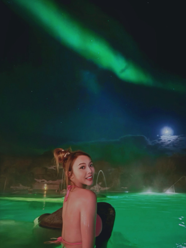 前TVB小花冰島極光雪地脫剩比堅尼！零度大解放晒「未婚夫視角」震撼網民