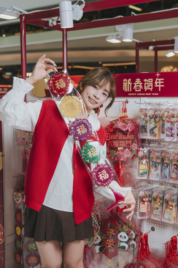 沙田新城市廣場「LOG-ON招財Lu神社」（相片由主辦單位提供）