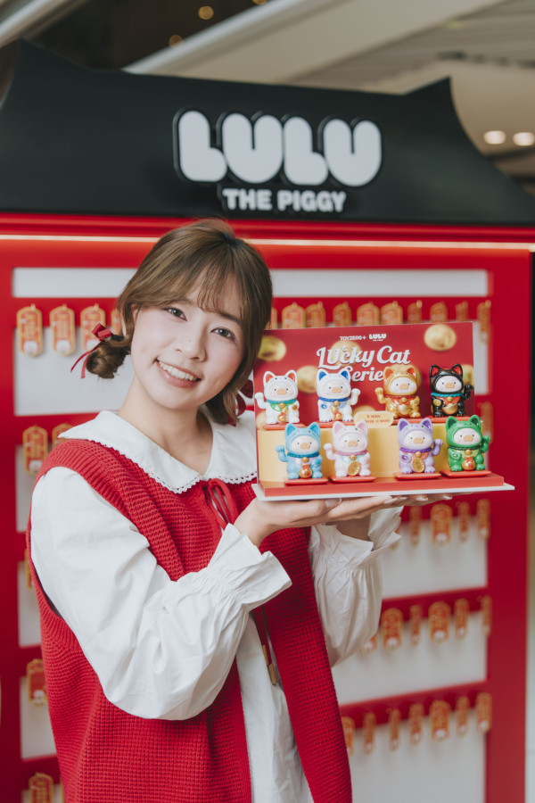 沙田新城市廣場「LOG-ON招財Lu神社」（相片由主辦單位提供）