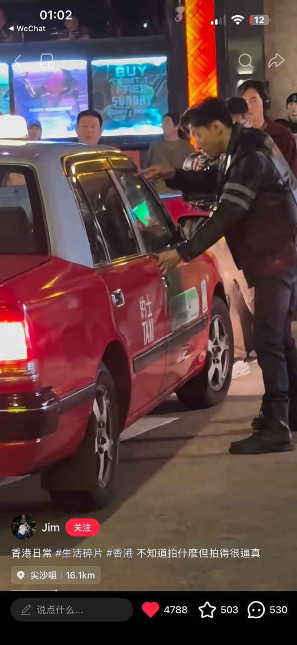 獨家｜前TVB男星尖沙咀拍追逐戲小紅書瘋傳！嚇親內地遊客急出面解畫：香港很安全 