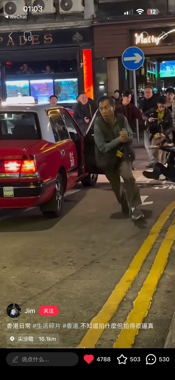 獨家｜前TVB男星尖沙咀拍追逐戲小紅書瘋傳！嚇親內地遊客急出面解畫：香港很安全 