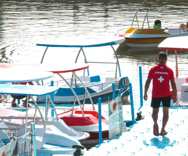 黃泥涌水塘茶座重開，人均$30起限時任踩水上單車。圖片來源：黃泥涌水塘花園茶座