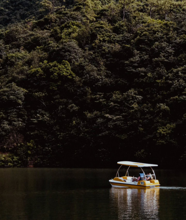 黃泥涌水塘茶座重開，人均$30起限時任踩水上單車。圖片來源：黃泥涌水塘花園茶座
