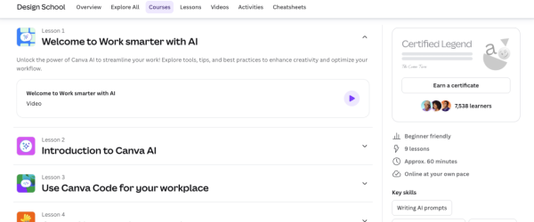 打工仔自我增值｜Canva開放12門免費課程！2大行業有專屬課程！線上彈性學習仲有得拎證書