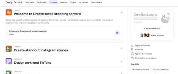 打工仔自我增值｜Canva開放12門免費課程！2大行業有專屬課程！線上彈性學習仲有得拎證書