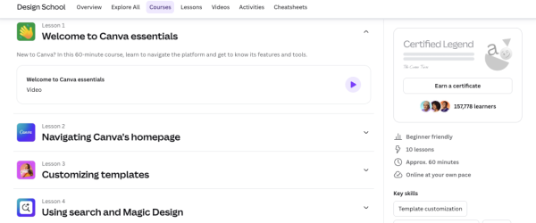 打工仔自我增值｜Canva開放12門免費課程！2大行業有專屬課程！線上彈性學習仲有得拎證書