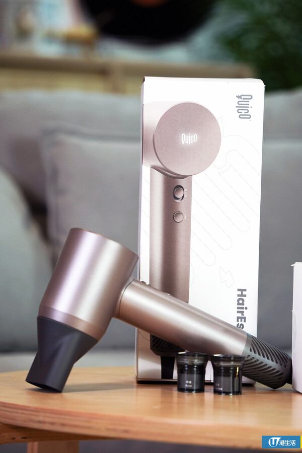 QUICO全新自動捲髮器+護髮風筒  一鍵捲出大波浪/革新霧化精油技術