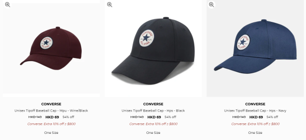 Converse激罕開倉低至4折！平底鞋/高筒鞋/厚底鞋$159起！棒球外套/風褸/運動外套/羽絨激減$600！