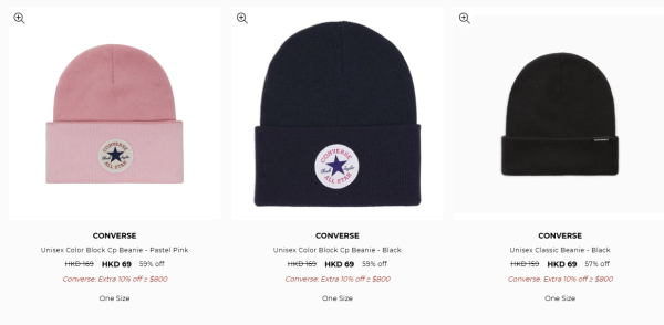 Converse激罕開倉低至4折！平底鞋/高筒鞋/厚底鞋$159起！棒球外套/風褸/運動外套/羽絨激減$600！