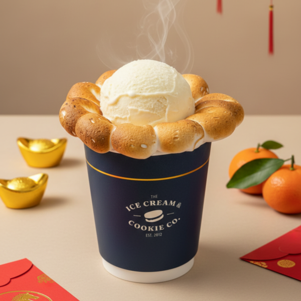 【上環美食】人氣手工雪糕ICC新春情人節限定！必試雲朵雪糕/炸雪糕爆竹/普洱茶麻糬味/$118神秘福袋/半價換曲奇