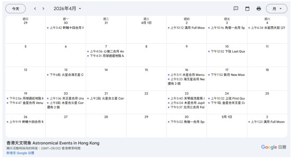 NASA盤點2026天文現象時間表懶人包流星雨月全食日期