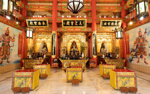 粉嶺蓬瀛仙館還太歲（圖片來源︰粉嶺蓬瀛仙館）