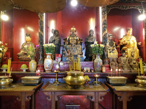 紅磡北帝古廟求平安健康(圖片來源︰華人廟宇委員會)