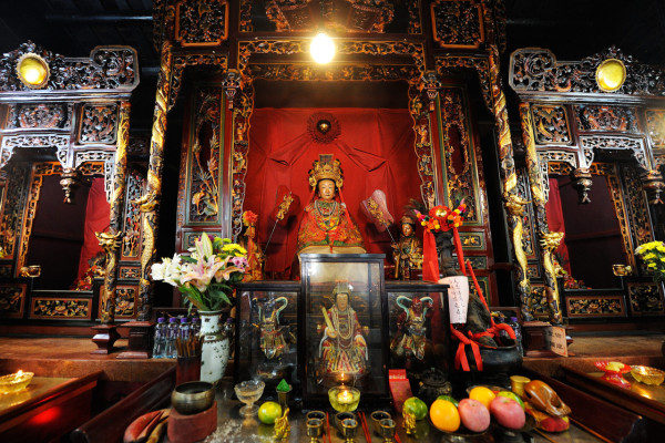 坪洲天后廟求平安避是非(圖片來源︰華人廟宇委員會)