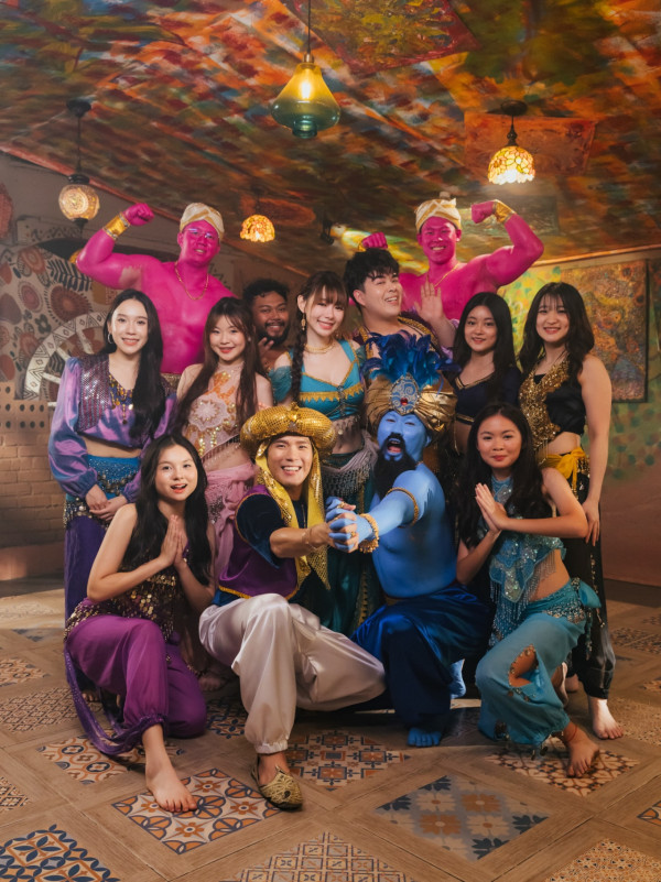 林明禎性感拋胸扮茉莉公主狂扭電臀！34E上圍逼爆超頻震動勁過原著身材