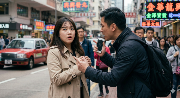 手機碰瓷黨殺入街頭 扮撞跌iPhone 屈天價維修費 苦主靠4點保命擊退騙徒