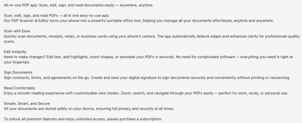 PDF App太多唔識揀？ 編輯神器終生版限時免費 隨身掃描編輯簽署 PDF【原價$389】