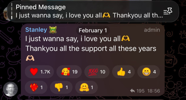 MIRROR第一人Stanley婚訊引發粉絲崩潰?TG群組截圖流出被指預咗結婚即脫粉?