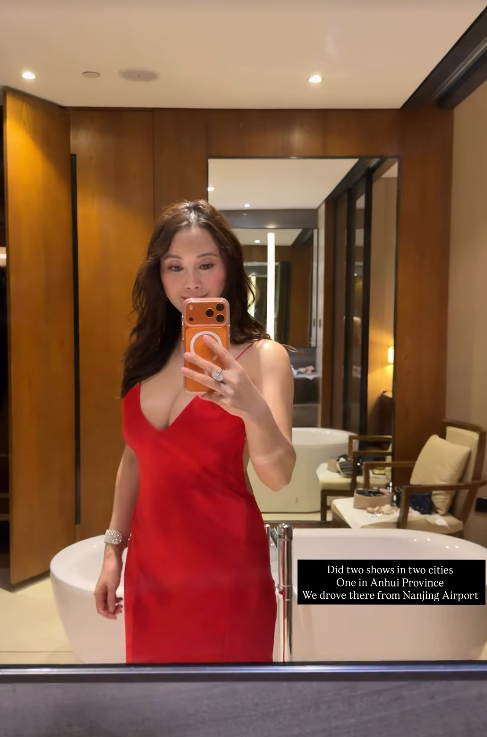 袁嘉敏真空晒核彈胸深不見底極震撼  迫爆鏡頭嚇到網民窒息：大過個頭