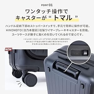圖: Amazon @TIERRAL Suitcase 日本酒店房細開唔到喼?6款前揭式行李箱推介 唔止LOJEL好用平替0起