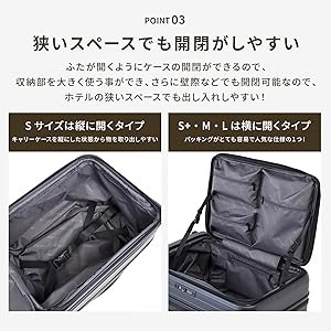 圖: Amazon @TIERRAL Suitcase 日本酒店房細開唔到喼?6款前揭式行李箱推介 唔止LOJEL好用平替0起