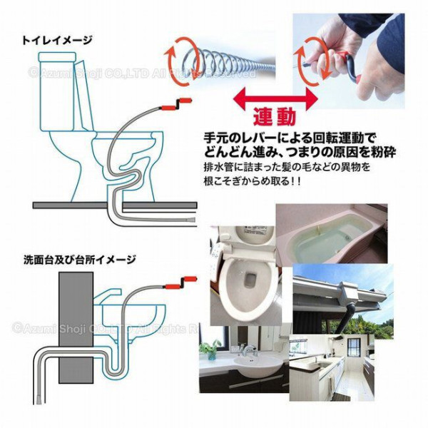 浴室沖涼又水浸？網民推「3米通渠神器」秒勾陳年頭髮！免通渠水、淘寶$30買到