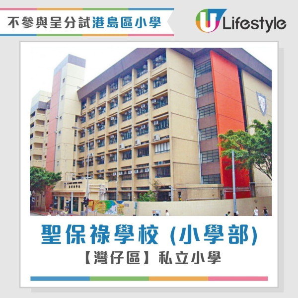 不參與呈分試小學︰港島區